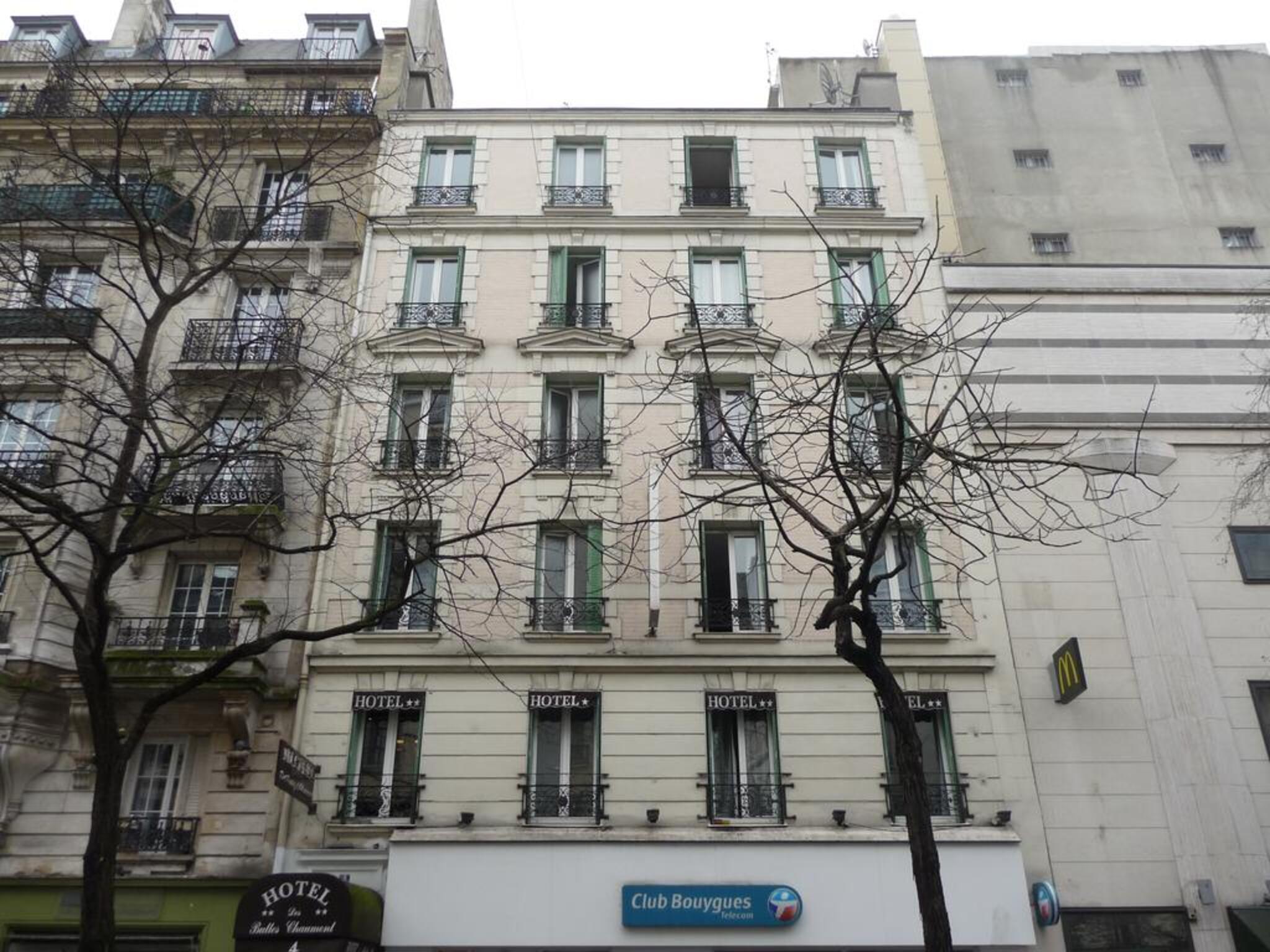 Hotel Des Buttes Chaumont Paris Exterior foto