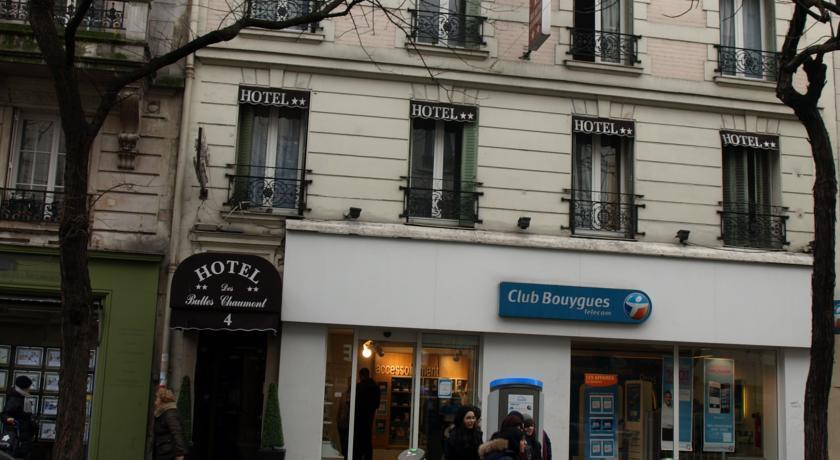 Hotel Des Buttes Chaumont Paris Exterior foto